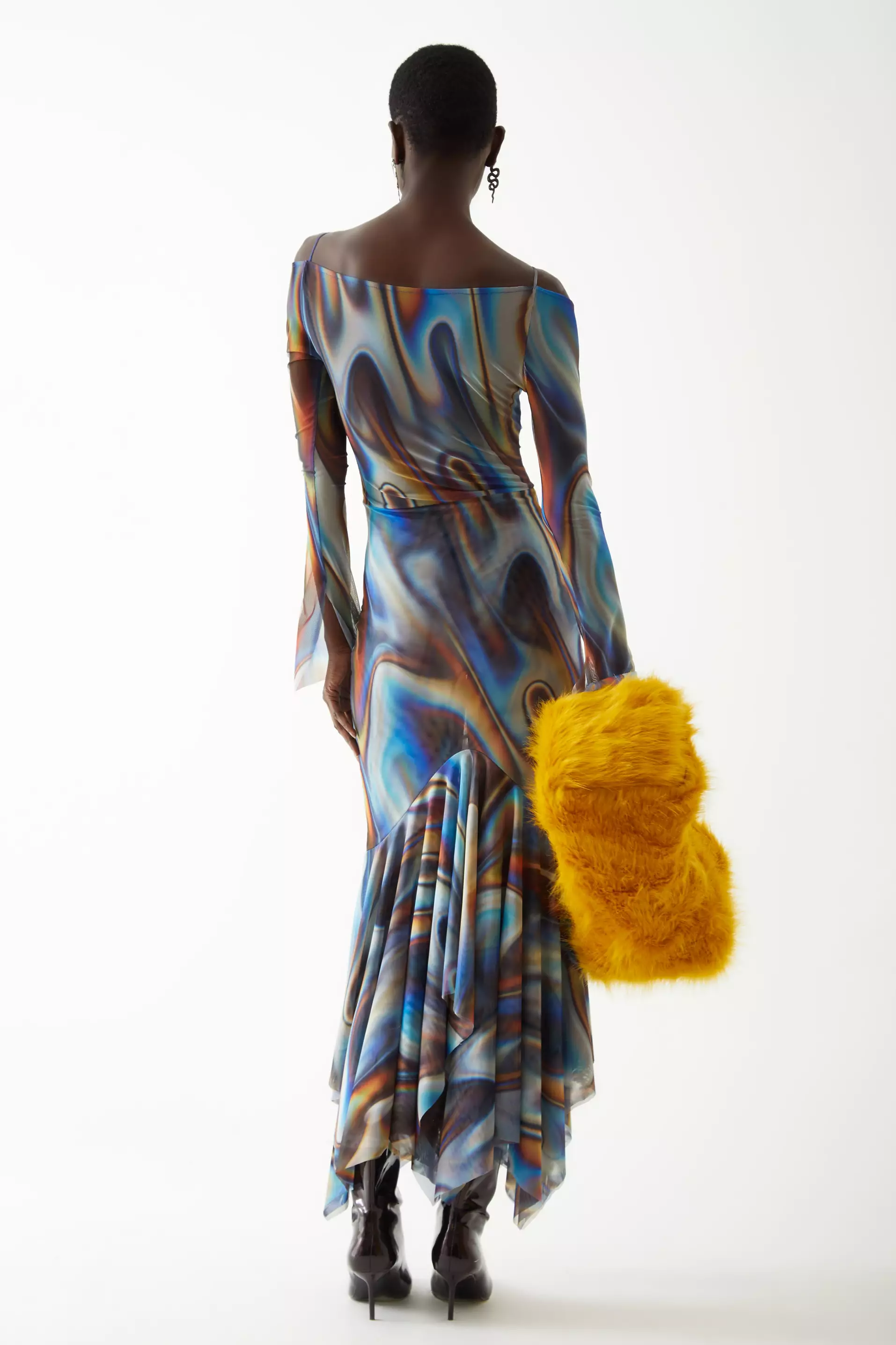 Printed Wowen Sleeveless Maxi Dress